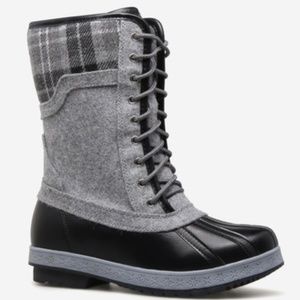 Flannel Flat Winter Boot